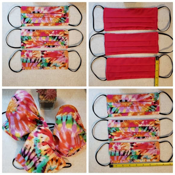 Accessories - Bundle of 3 Tie Dye Adult Face Masks